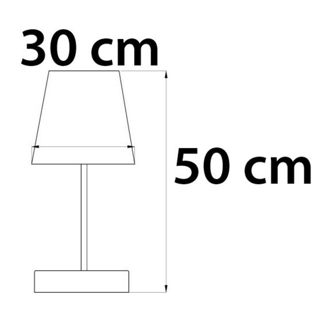 Solarna lampa stołowa Helios