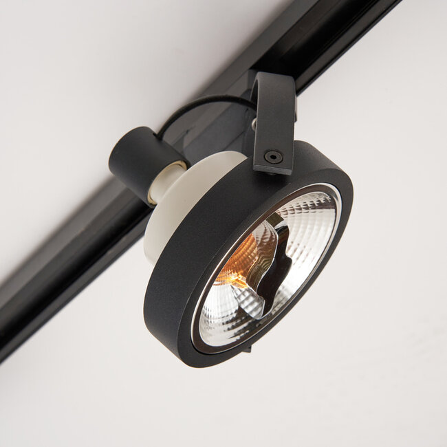 Nowoczesny 1-fazowy system szynowy 1,5 metra z reflektorami Skaly - lampa sufitowa