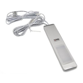 Nowoczesny reflektor natynkowy LED Lex do oświetlenia szafek z czujnikiem