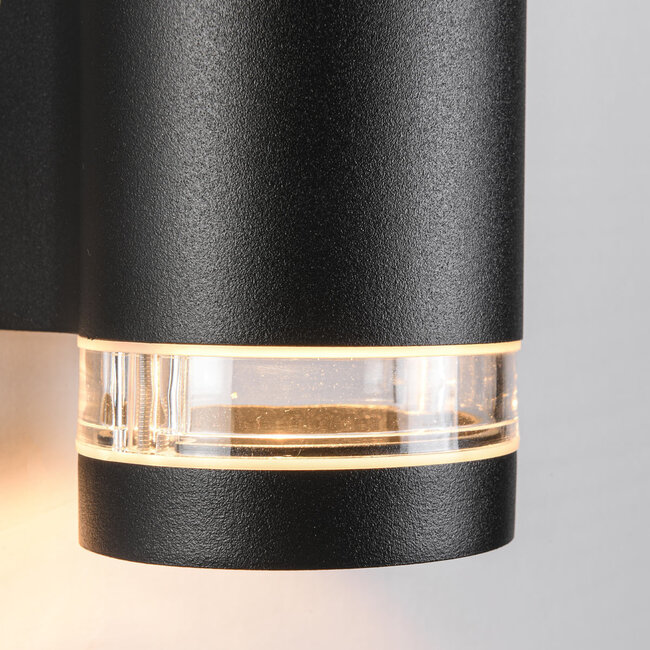 Industrialny kinkiet zewnętrzny Stef - czarny