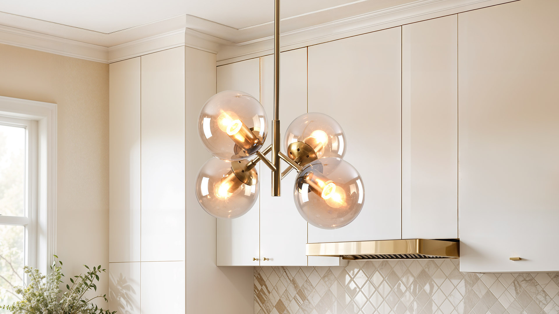 Stylowe lampy z szkła bursztynowego