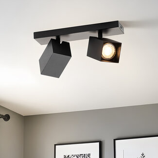 Przemysłowa lampa sufitowa z 2 reflektorami - Cal