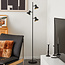 Industrialna lampa podłogowa z 3 reflektorami - Bailey