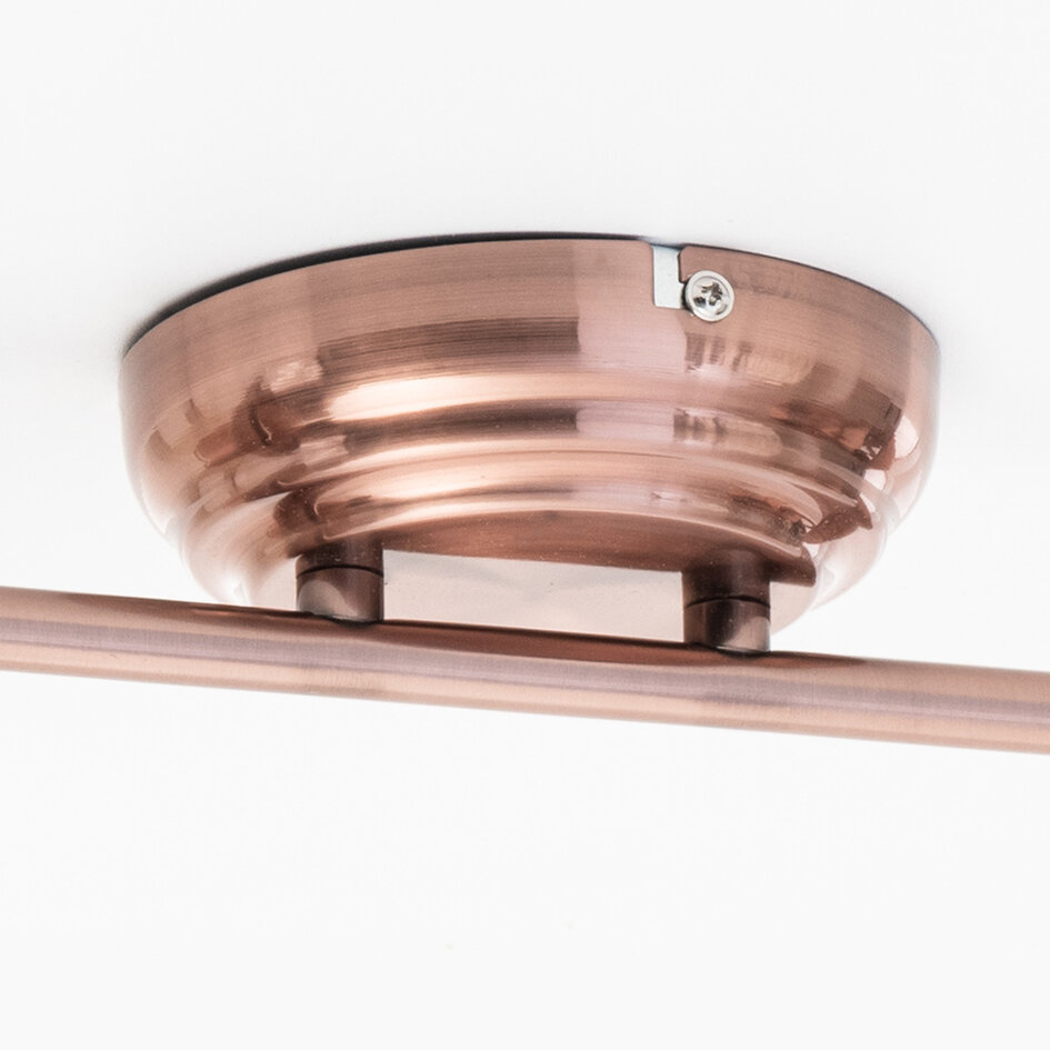 Industrialna lampa sufitowa Boston - miedziana