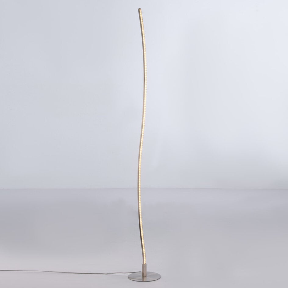 Lampa podłogowa Raphael z wbudowanym LED i ściemniaczem nożnym