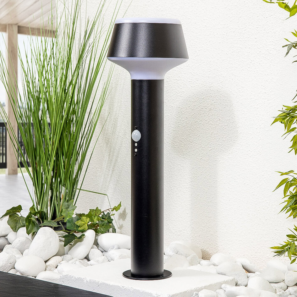 Industrialna zewnętrzna lampa podłogowa z czujnikiem - Jay