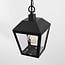 Rustykalna czarna lampa wisząca na zewnątrz – Joy