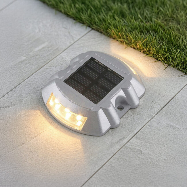 Solarne reflektory gruntowe srebrne Parker - Zestaw 2 sztuk