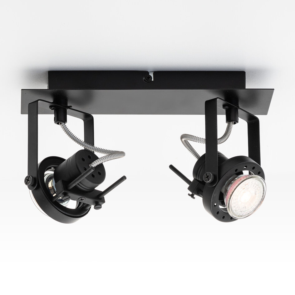 Design lampa sufitowa regulowana 2 światła - Dayton