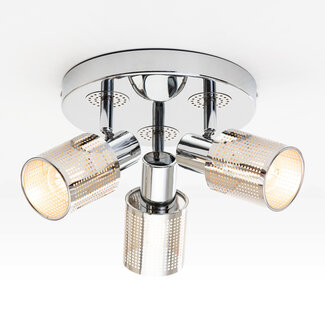 Industrialny reflektor sufitowy, 3 światła - Trenton