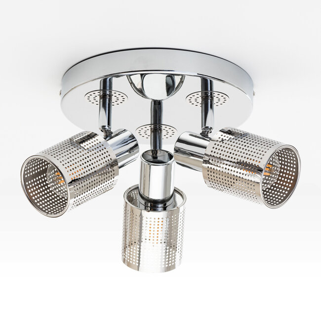 Industrialny reflektor sufitowy, 3 światła - Trenton