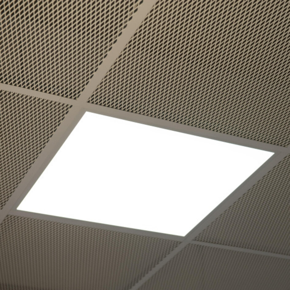 Zestaw 4 ściemnialnych paneli LED, 60x60cm, UGR<19, 30W, 4000K - 125lm/W