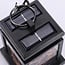 Solarna lampa stołowa Freya – czarna, rustykalna, z wbudowanym LED