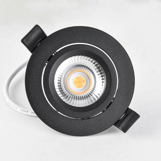 Reflektor wpuszczany czarny 5W UGR<19 + CCT - Siem