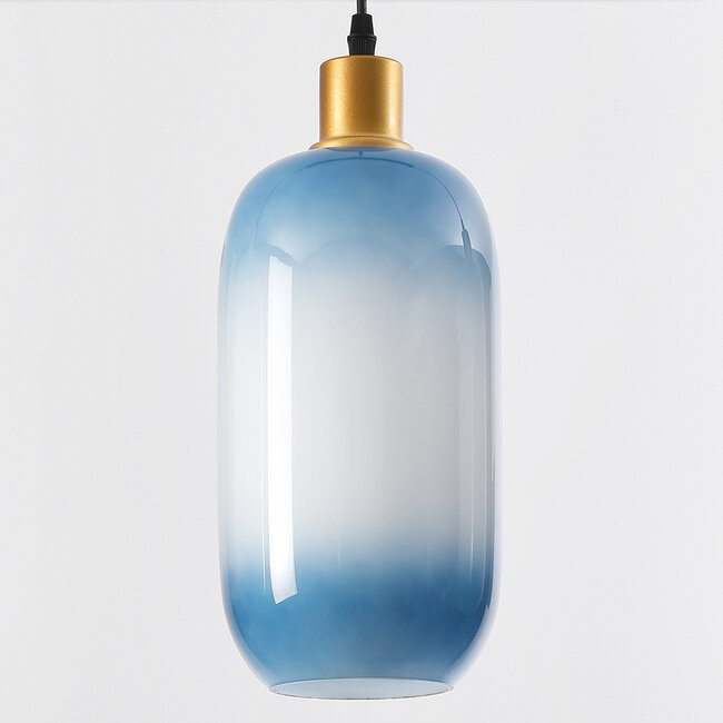 Lampa wisząca ze szkła z gradientem koloru - Noud