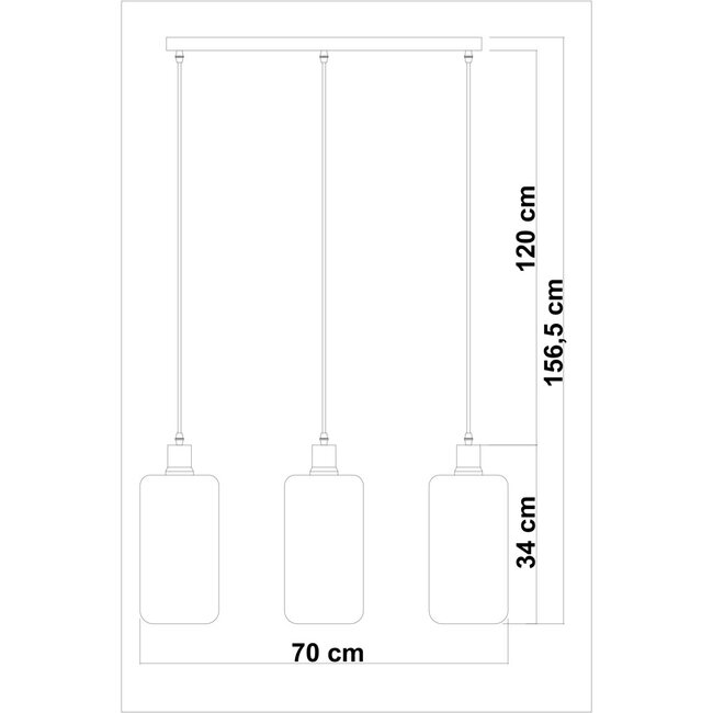 Lampa wisząca ze szkła z gradientem koloru - Noud
