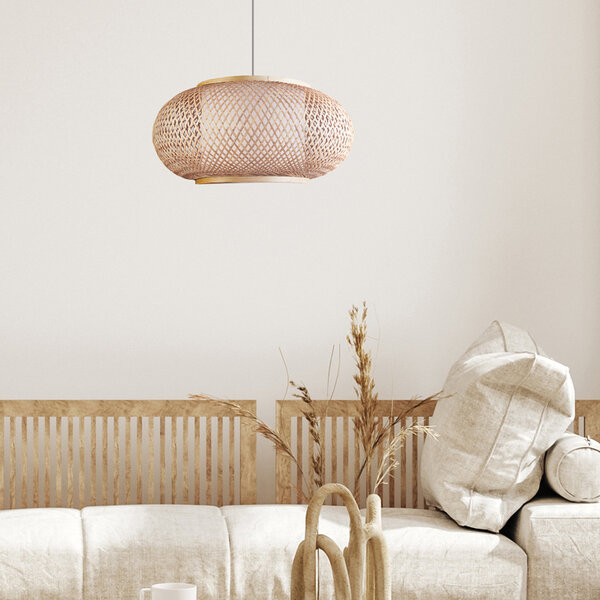 Lampa wisząca z bambusa - Fenna