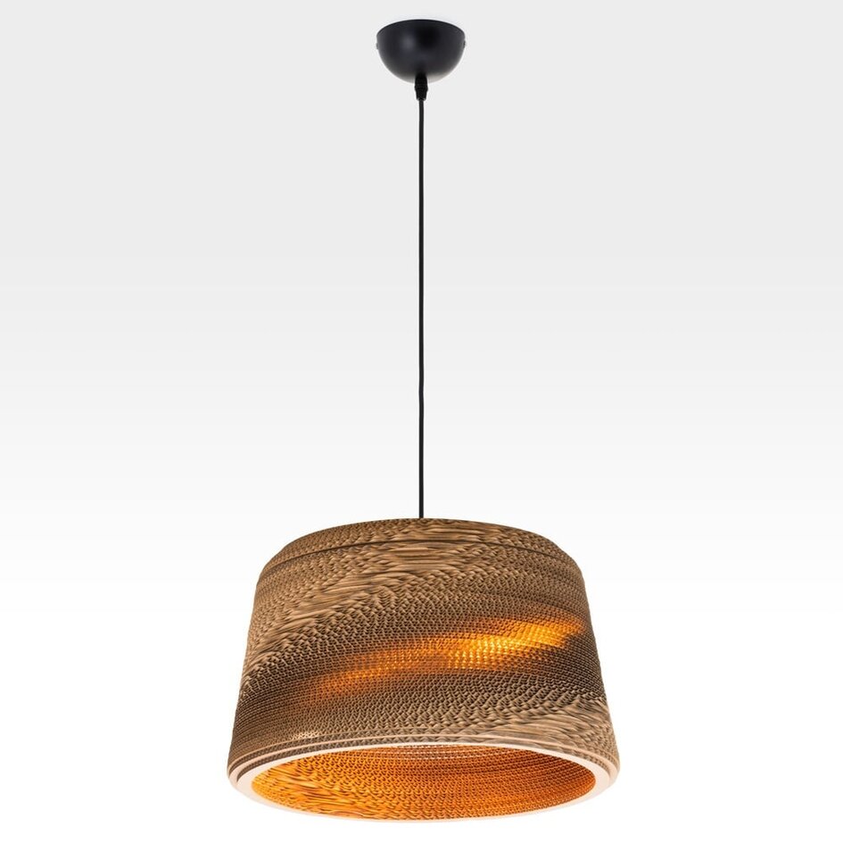 Kartonowa lampa wisząca - Liva