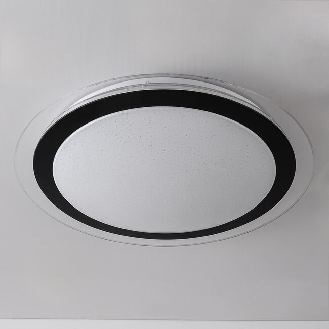 Lampa sufitowa Maisy z funkcją RGBW, pilotem i funkcją pamięci