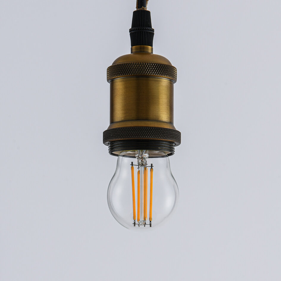 Lampa LED E27, przezroczyste szkło, Ø45mm, 4.5W, 2700K, 3-stopniowo ściemnialne