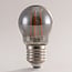 Żarówka filamentowa E27 LED, 3-stopniowo ściemnialna, 4,5 W, dymione szkło, 45 mm