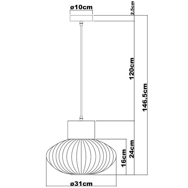 Lampa wisząca Imara z 1 światłem