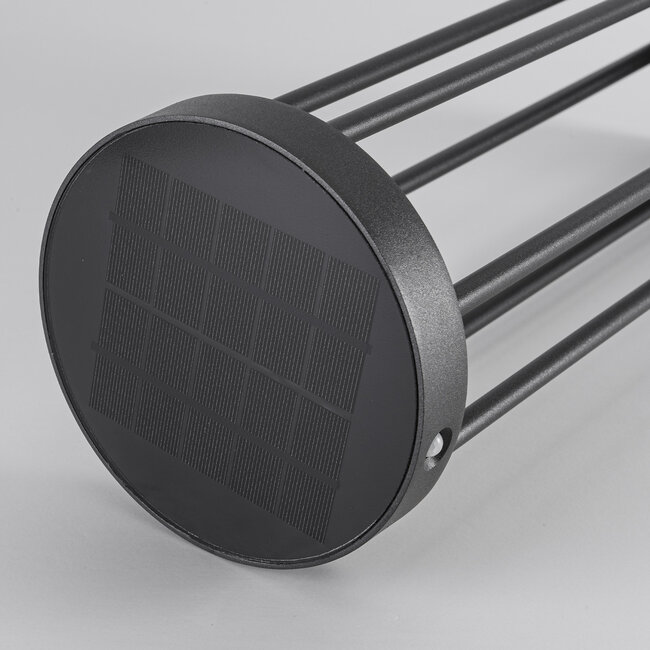 Solarna zewnętrzna lampa stojąca z czujnikiem Emilian