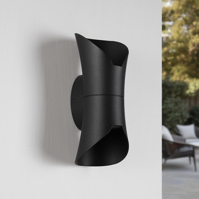 Designerska lampa ścienna zewnętrzna 2 światła - Olympus