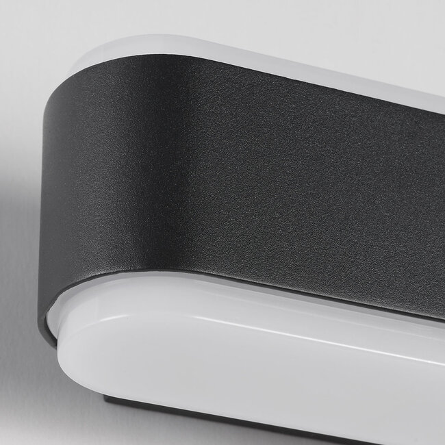 Designowa kinkiet zewnętrzna Cale – czarna