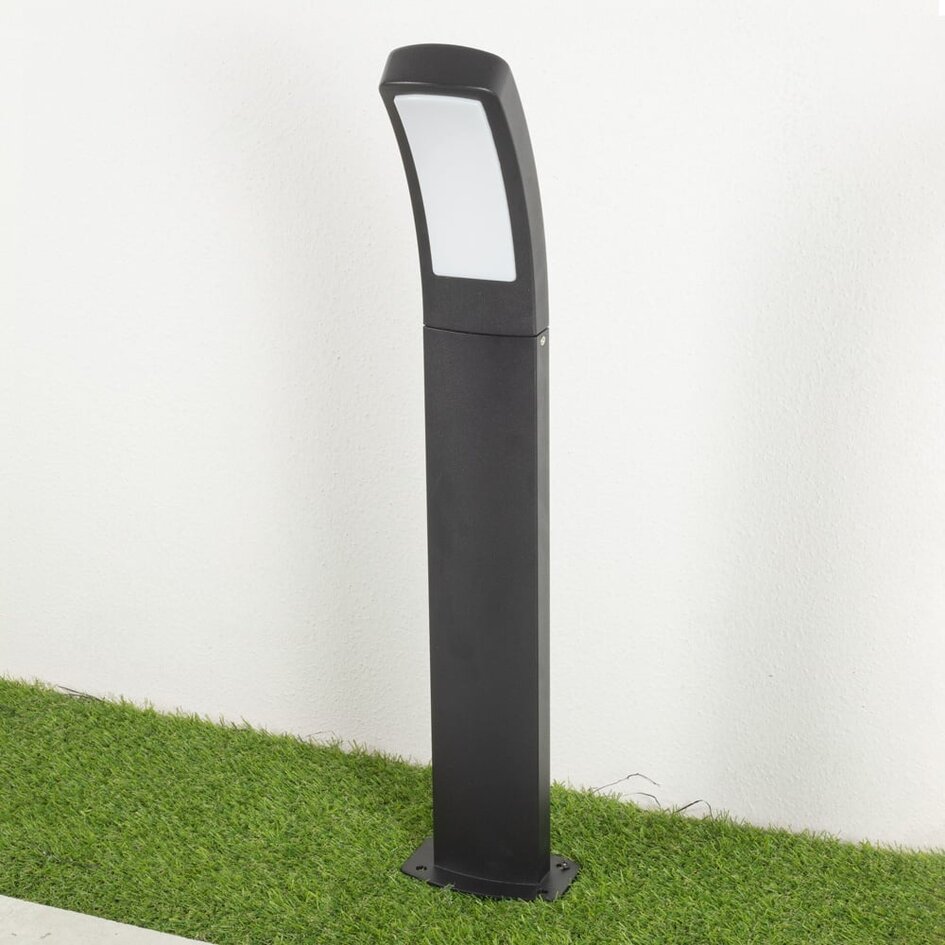 Nowoczesna lampa stojąca do ogrodu Dani – czarna