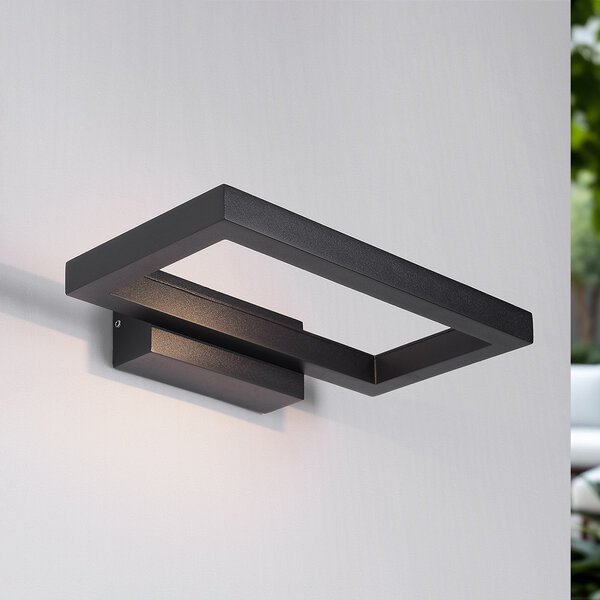 Kinkiet zewnętrzny design Isa - czarny mat
