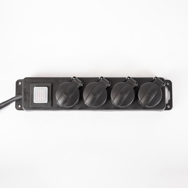 Listwa zasilająca zewnętrzna IP44 o grubości przewodu 3x1,5mm² - 5M