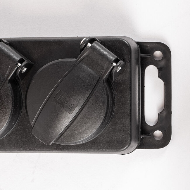 Listwa zasilająca zewnętrzna IP44 o grubości przewodu 3x1,5mm² - 5M