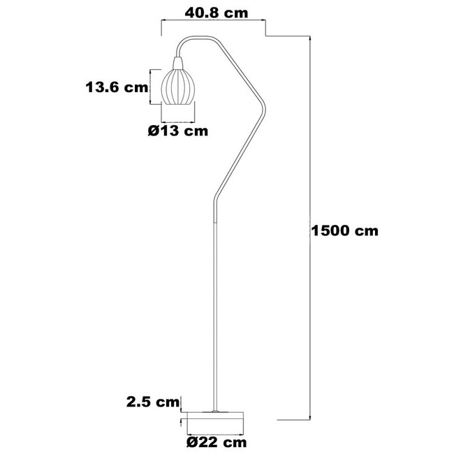 Lampa podłogowa Diede