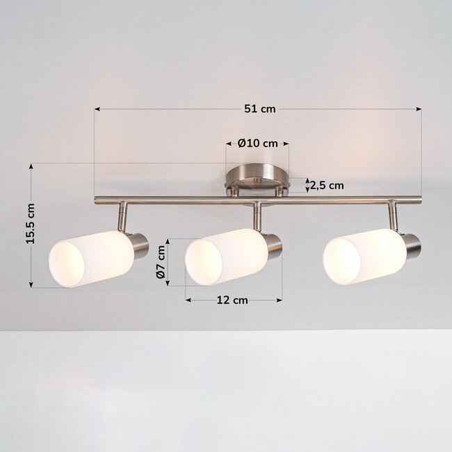 Lampa sufitowa 3 światła Talia