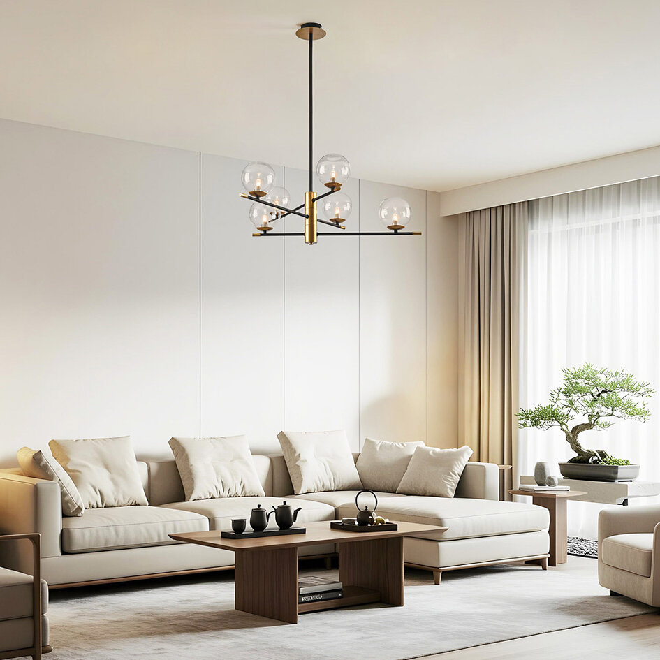 Lampa wisząca 6-światło Nisha