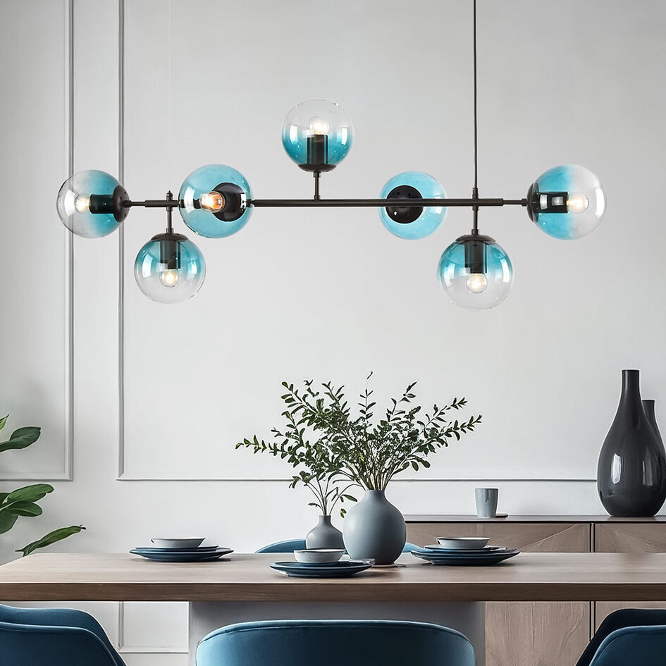 Design lampa wisząca Hepta z różnymi opcjami kolorystycznymi