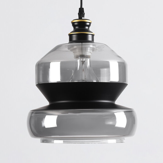 1-światło lampa wisząca Sofie - szerokie szkło