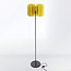 Lampa podłogowa z filcu PET, żółta - Lenthe