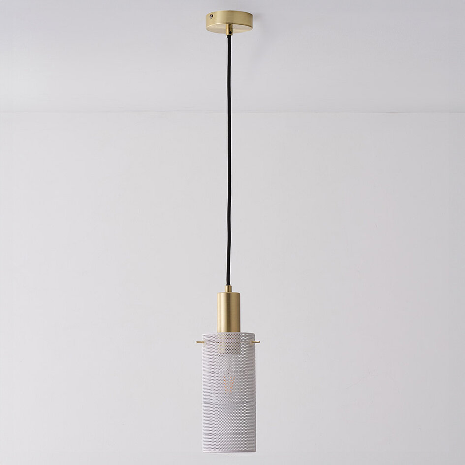 Lampa wisząca ze złotymi detalami - Valce