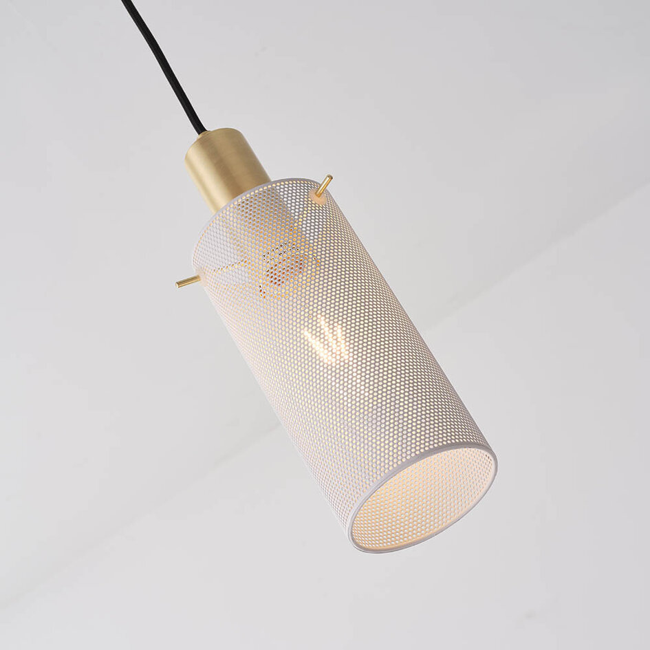 Lampa wisząca ze złotymi detalami - Valce