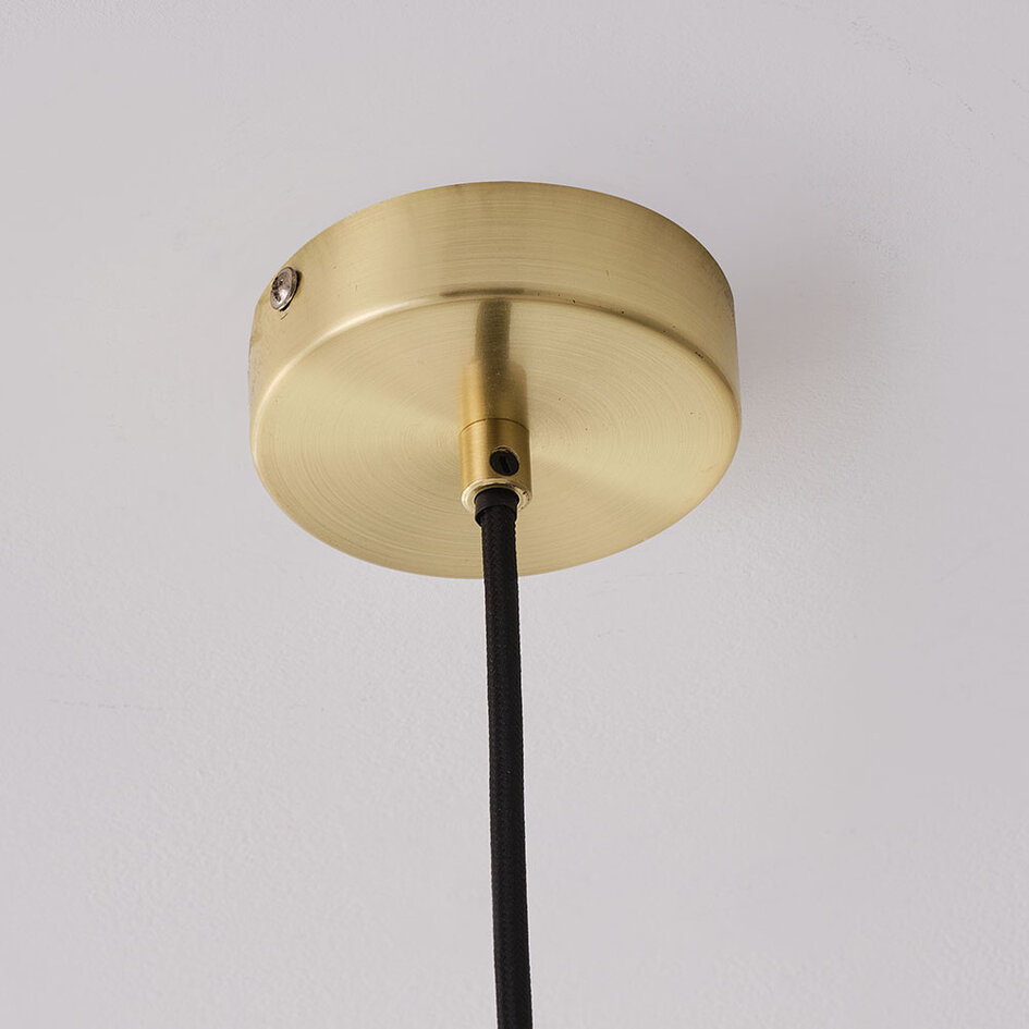 Lampa wisząca ze złotymi detalami - Valce