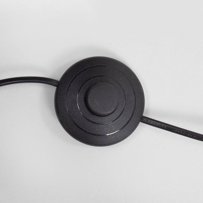 Lampa podłogowa typu tripod z materiałowym kloszem - Tessuto