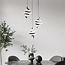 Design lampa wisząca ze skręconymi 3-stopniowo ściemnialnymi diodami LED - Bojana