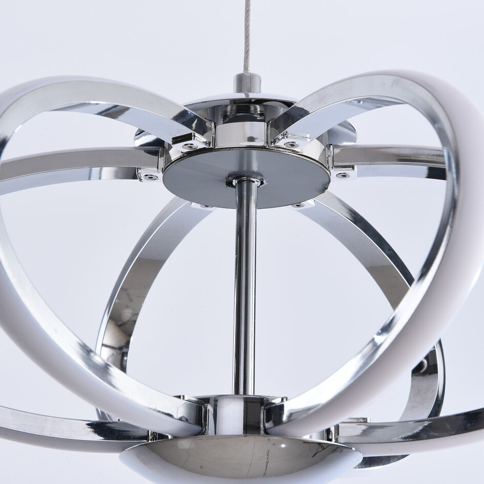 3-stopniowo ściemnialne lampa wisząca Yinthe - chrom