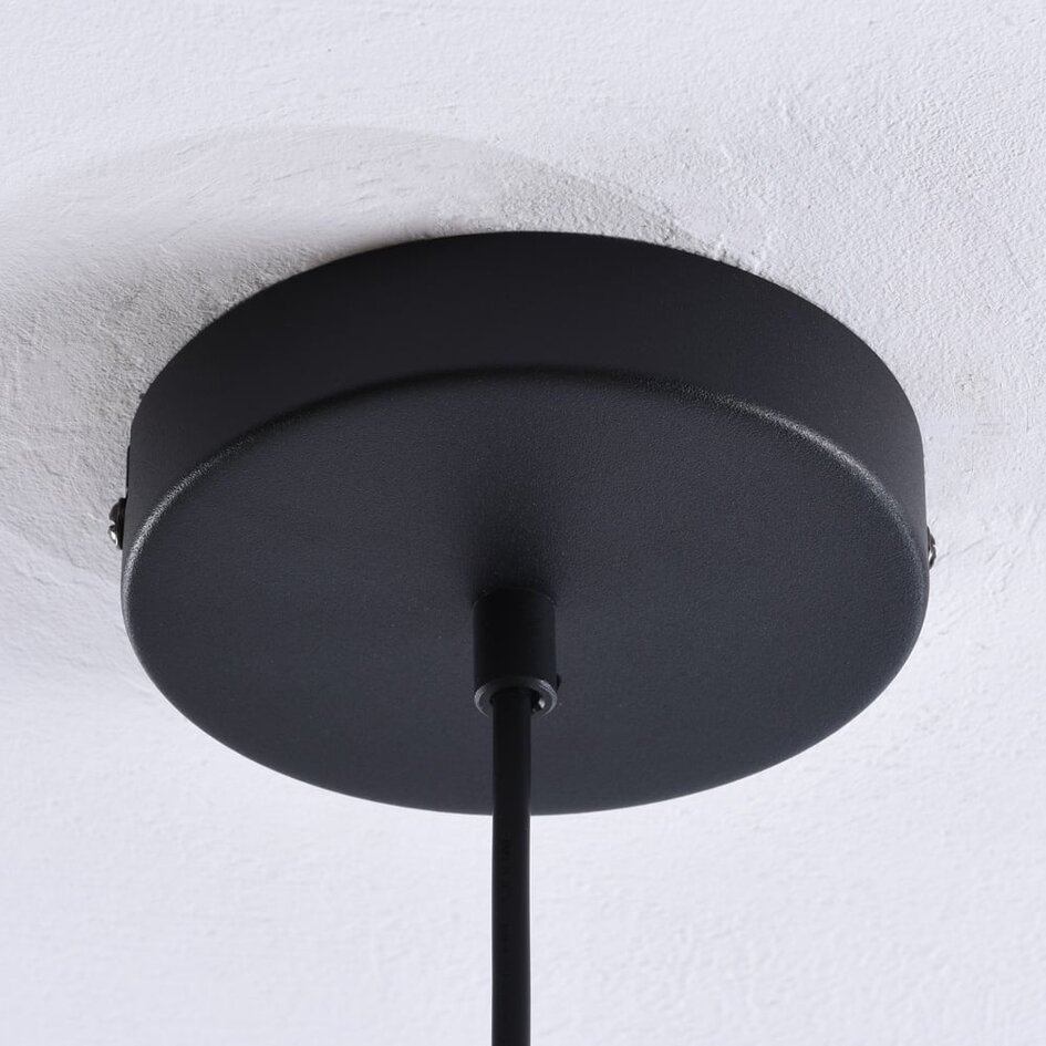 Lampa wisząca ze szkłem bursztynowym, 1 światło - Maja