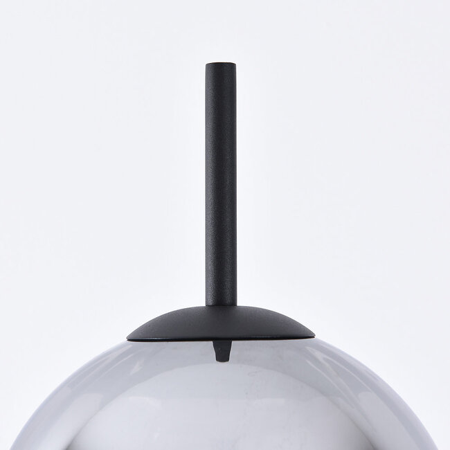 Lampa podłogowa 3-stopniowo ściemnialne i przydymione szkło - Noelle