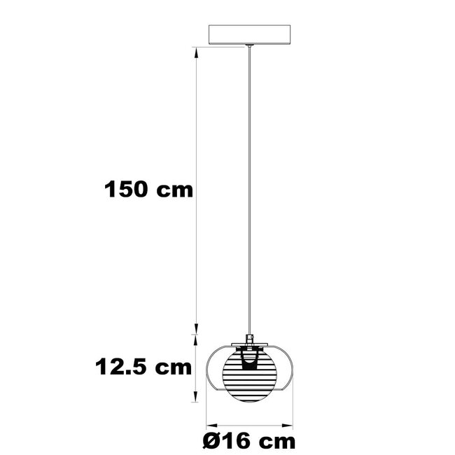Lampa wisząca Amani ze szkła dymionego z 3-stopniowym ściemniaczem