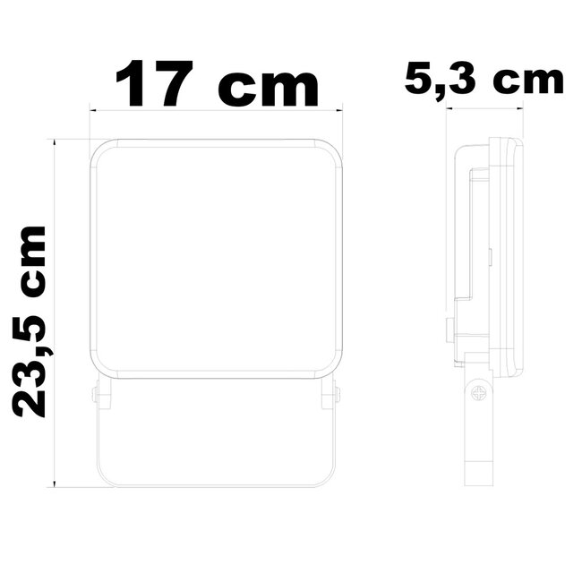 Inteligentny reflektor LED z aplikacją Wi-Fi TUYA i RGB