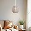 Lampa wisząca Haora – w stylu boho, z jasnobrązowego sznurka konopnego